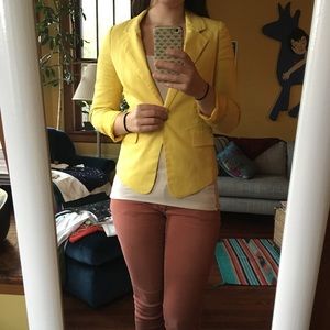 ON SALE!  Adorable Pim + Larkin Yellow Blazer